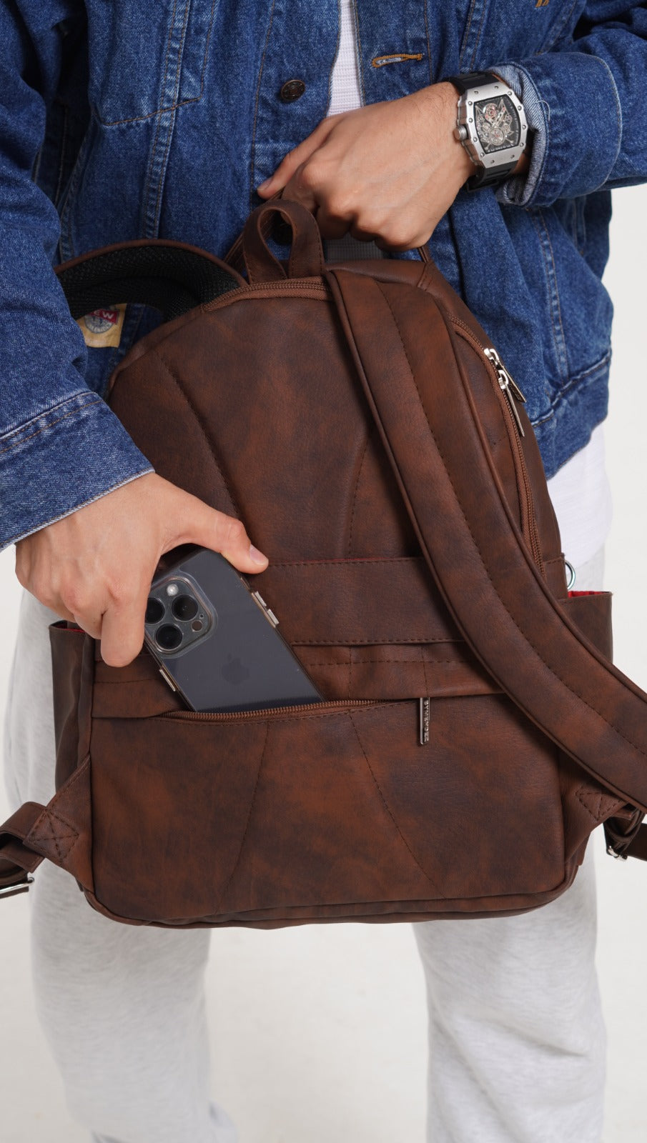 Morral SUPRA Brown Texture Premium (NUEVO)