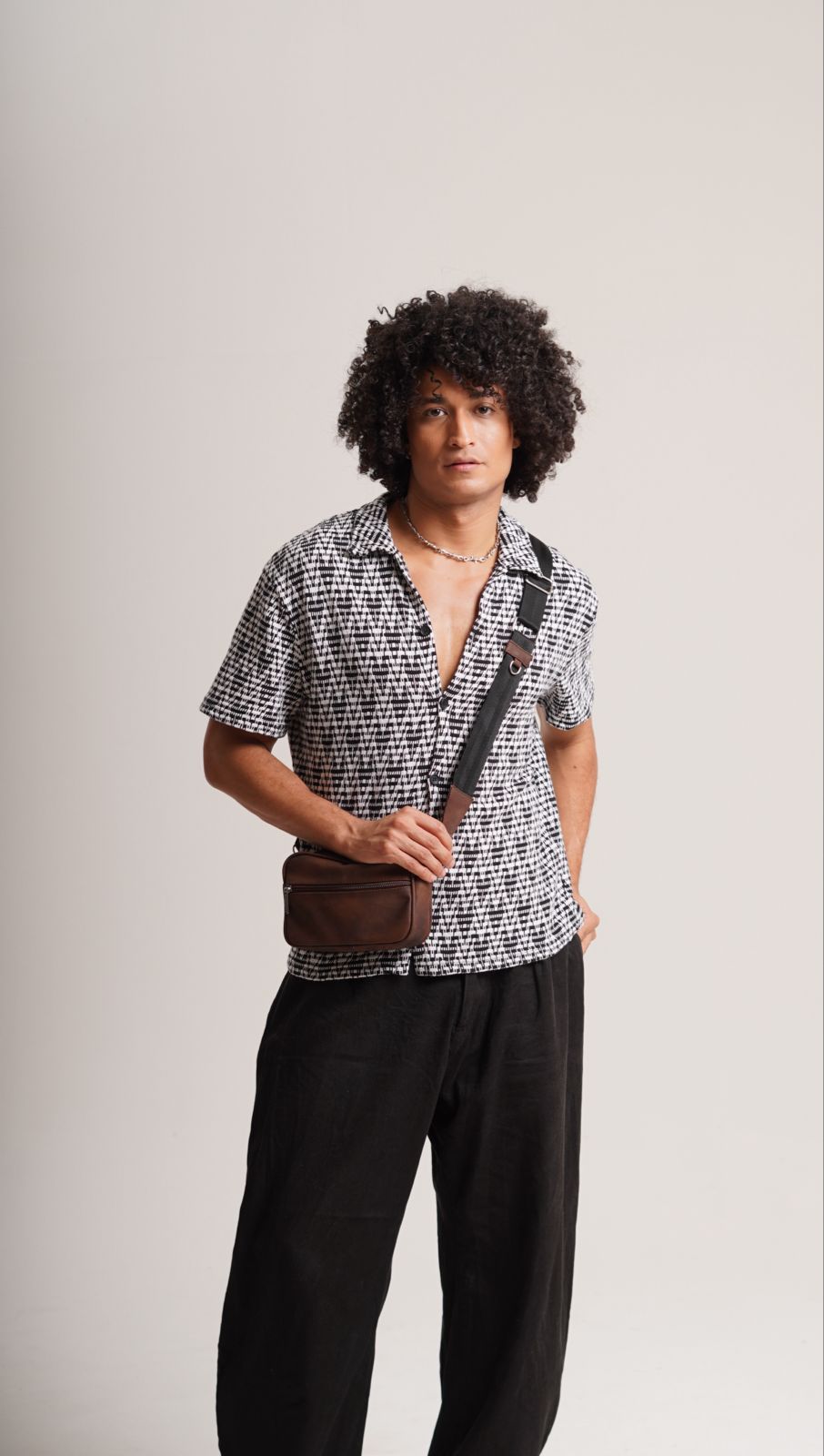 Square Bag Brown Texture Premium | BYMENDEZ