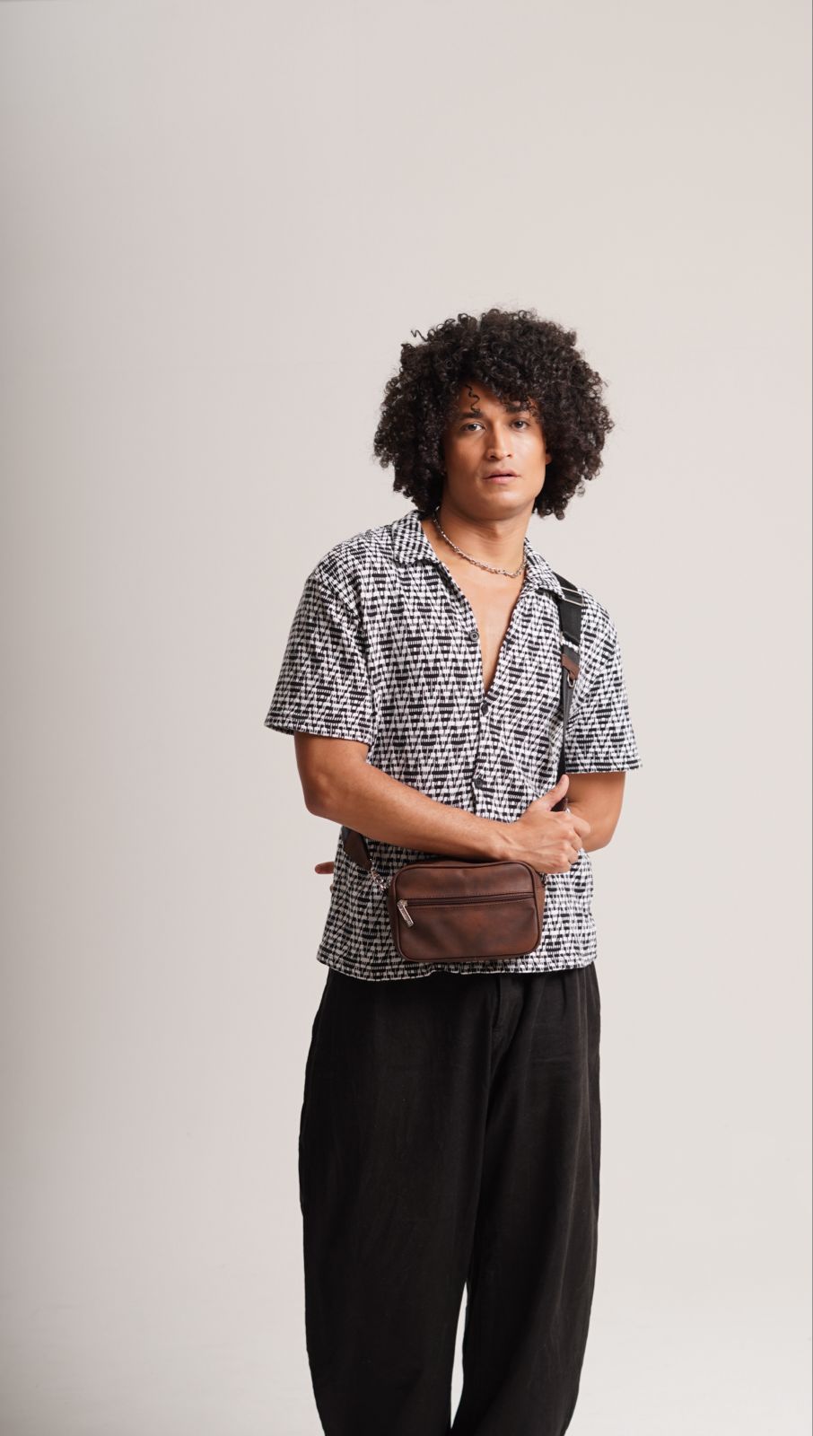 Square Bag Brown Texture Premium | BYMENDEZ
