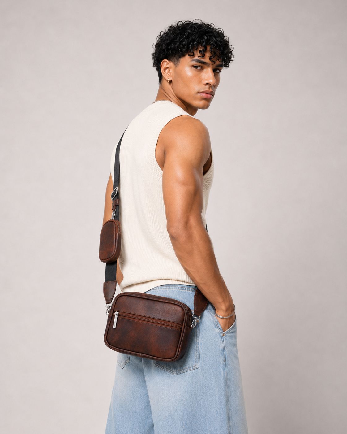 Square Bag Brown Premium | BYMENDEZ