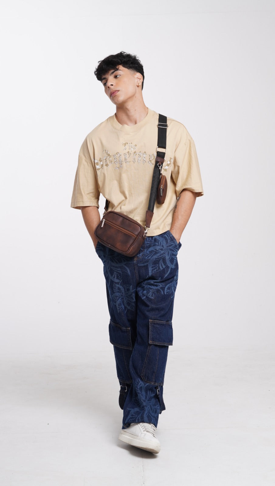 Square Bag Brown Texture Premium | BYMENDEZ