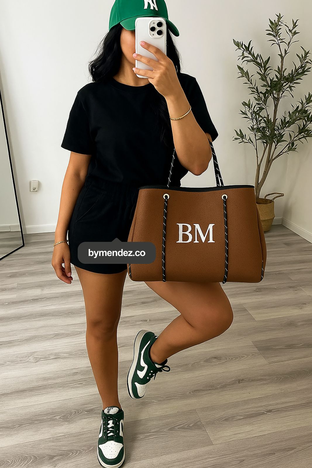 Bolso Tote Bag Brown | Personalizado con Iniciales