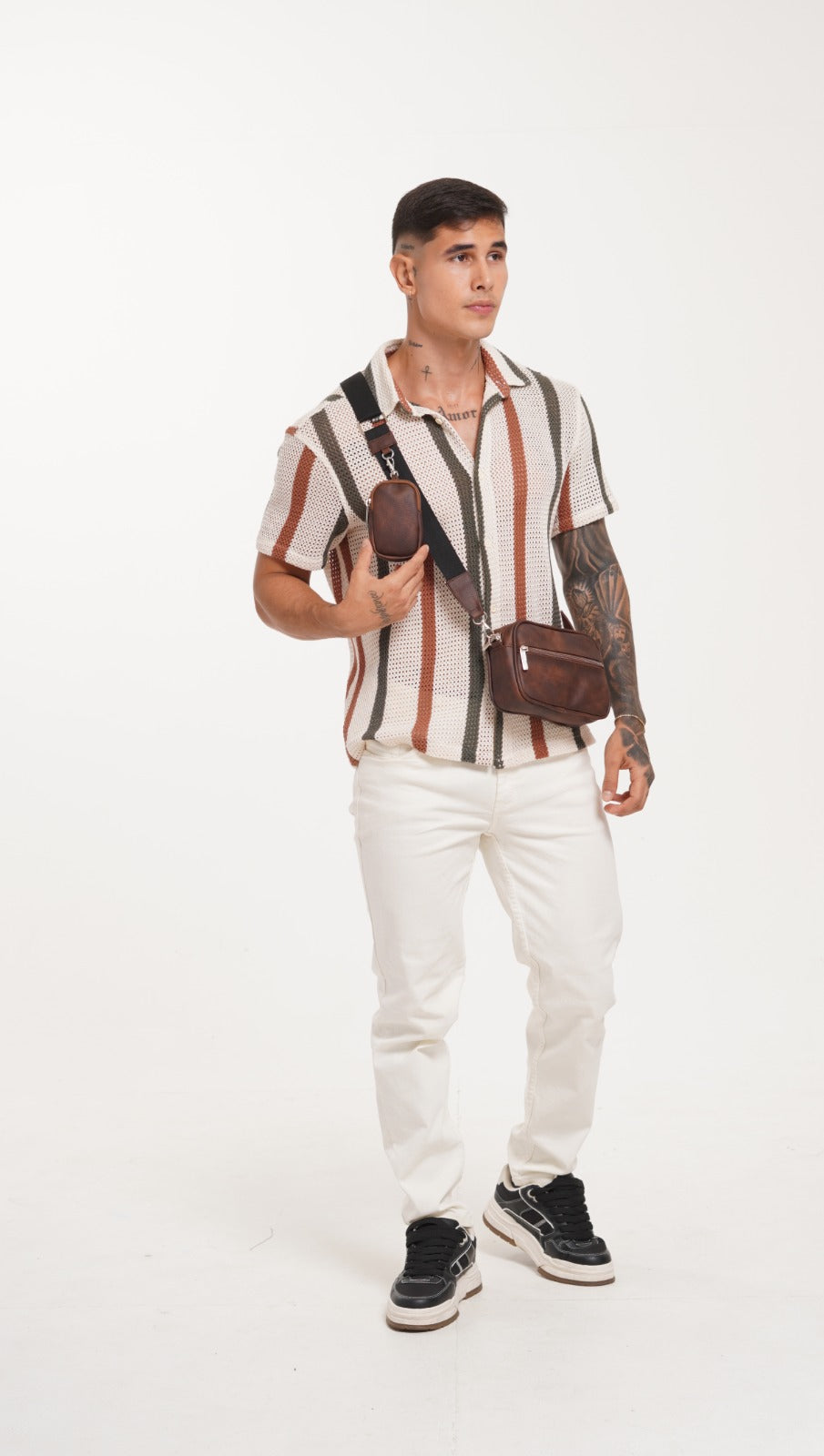 Square Bag Brown Texture Premium | BYMENDEZ