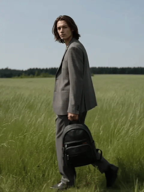 Morral SUPRA Black, mejor diseño del año, en cuero vegano BYMENDEZ