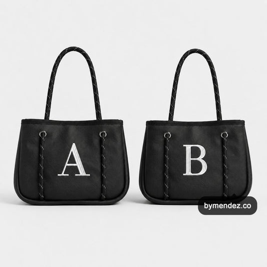 Combo bolsos MINIS Tote Bag | Personalizado con Iniciales