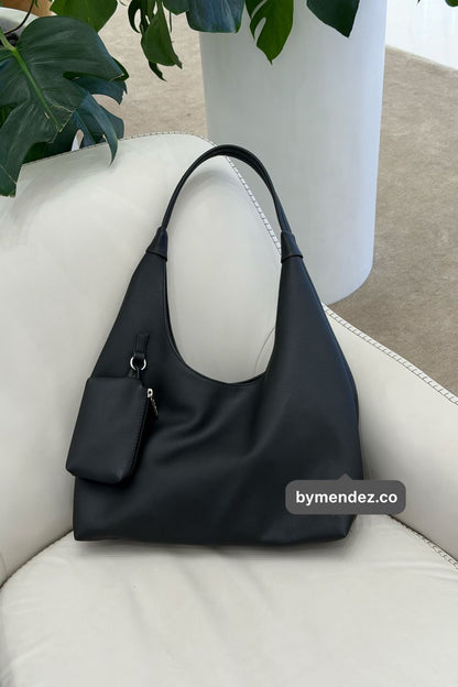 Bolso Hobo Bag Black BYMENDEZ
