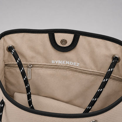 Bolso Tote Bag Beige | Personalizado con Iniciales