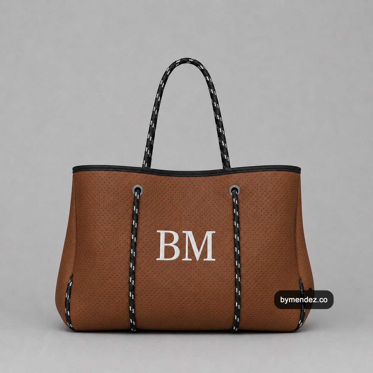 Bolso Tote Bag Brown | Personalizado con Iniciales