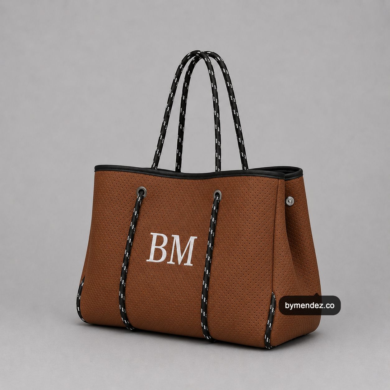 Bolso Tote Bag Brown | Personalizado con Iniciales