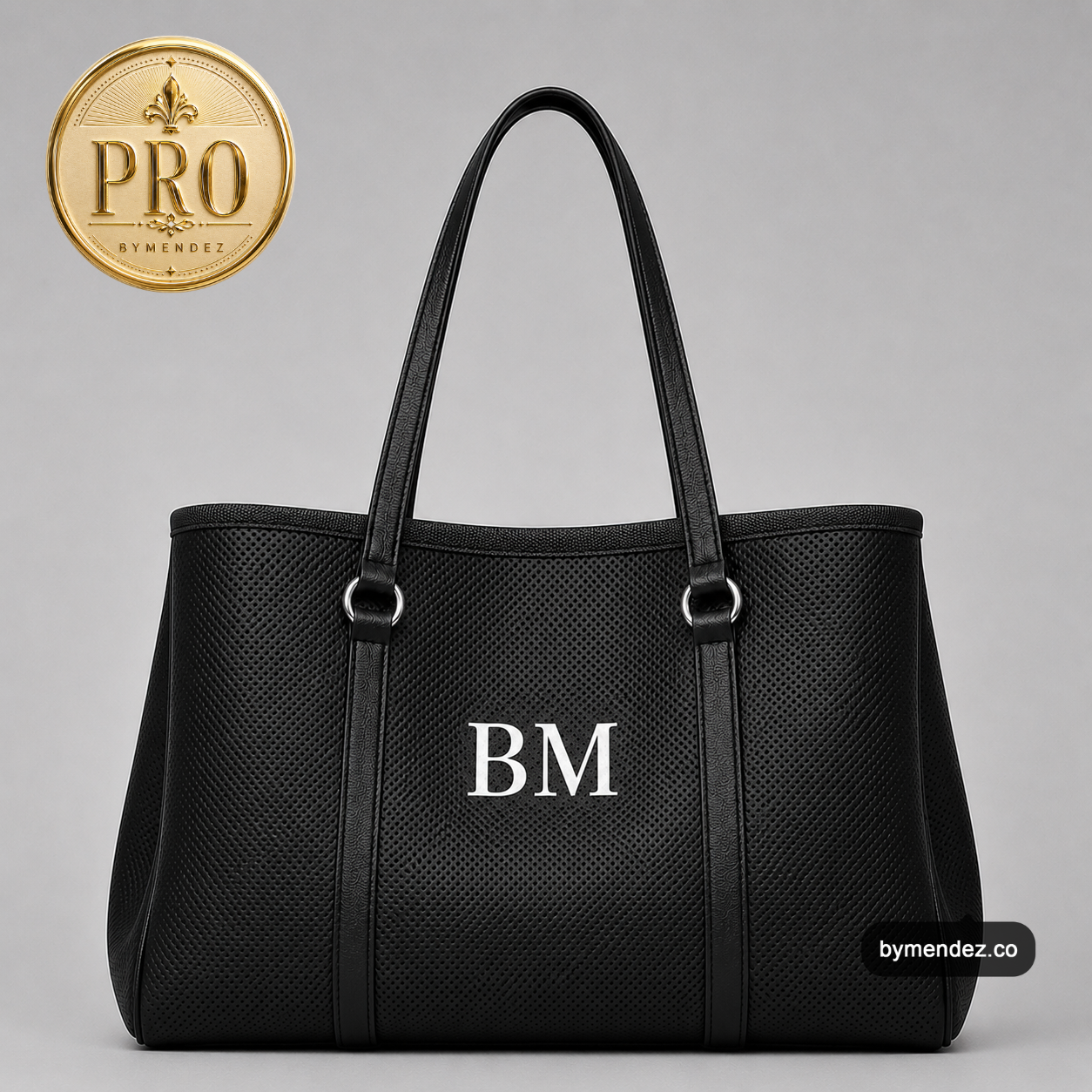 Bolso Tote Bag PRO Black | Personalizado con Iniciales