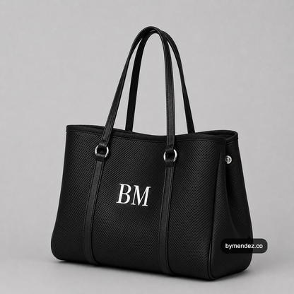 Bolso Tote Bag PRO Black | Personalizado con Iniciales