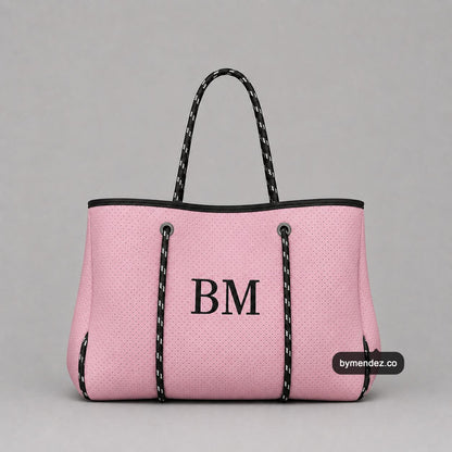 Bolso Tote Bag Pink | Personalizado con Iniciales