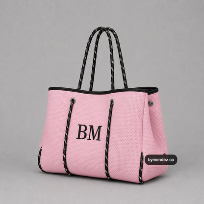 Bolso Tote Bag Pink | Personalizado con Iniciales