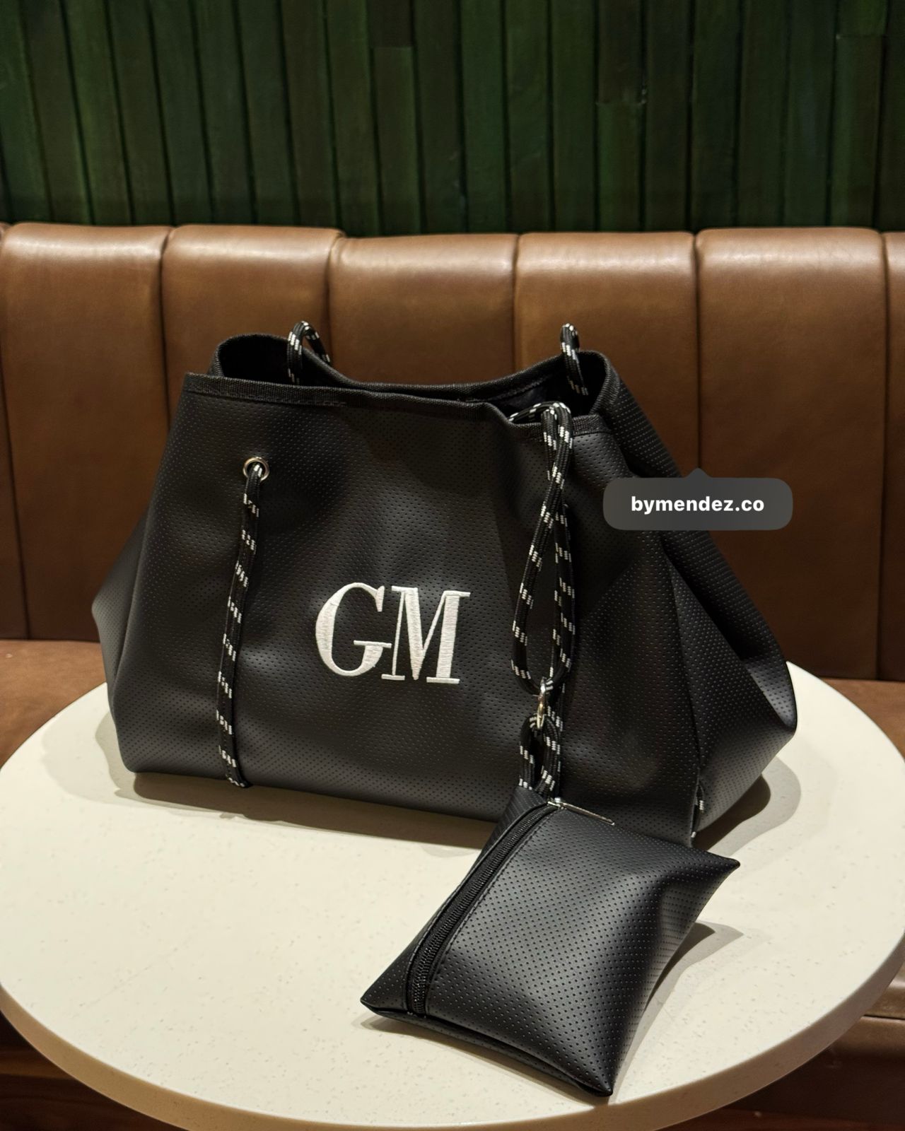 Combo bolsos Tote Bag Black | Personalizado con Iniciales
