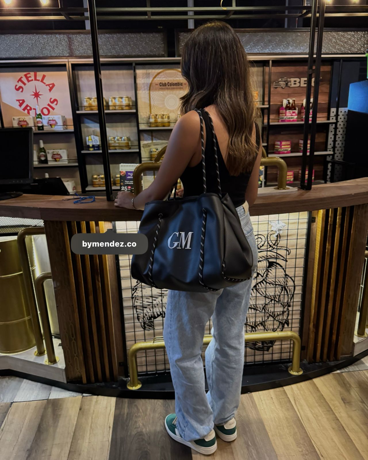 Combo bolsos Tote Bag Black | Personalizado con Iniciales