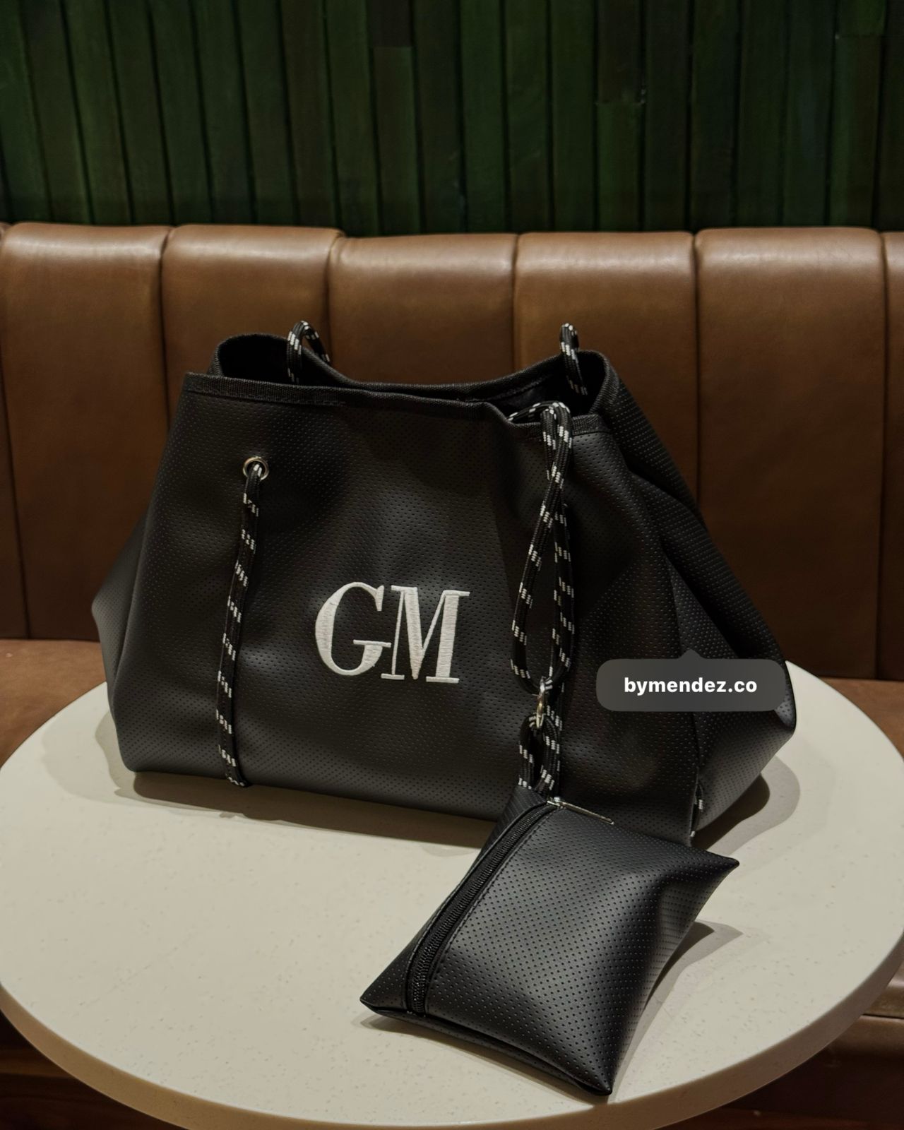 Combo bolsos Tote Bag Black | Personalizado con Iniciales