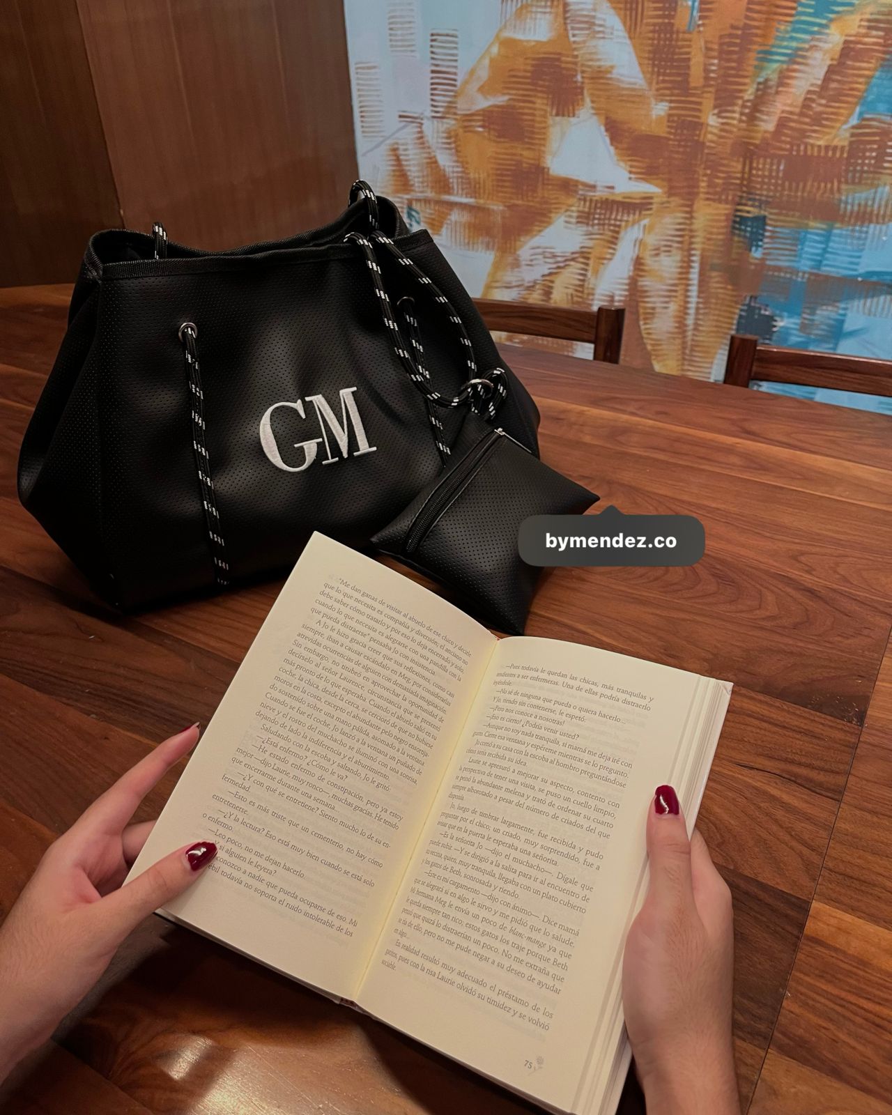 Combo bolsos Tote Bag Black | Personalizado con Iniciales