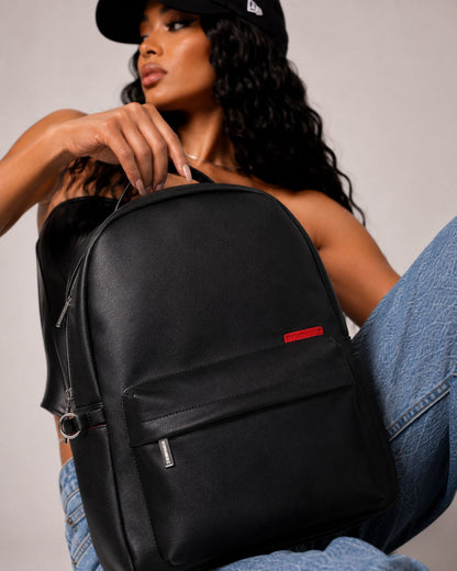 Morral Classic Black Premium, el más vendido de BYMENDEZ, en cuero vegano