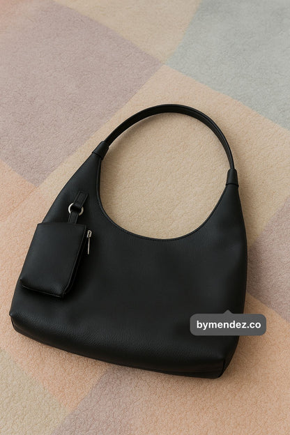 Bolso Hobo Bag Black BYMENDEZ
