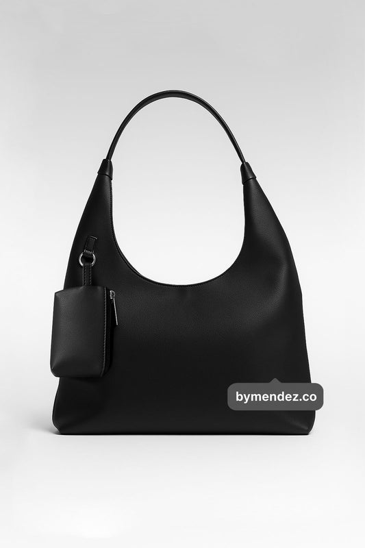 Bolso Hobo Bag Black BYMENDEZ