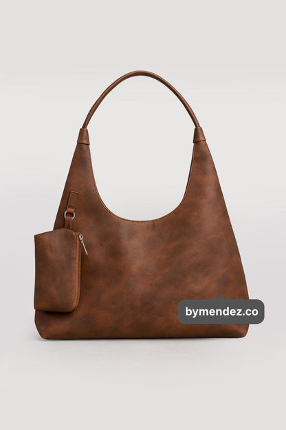 Bolso Hobo Bag Brown BYMENDEZ