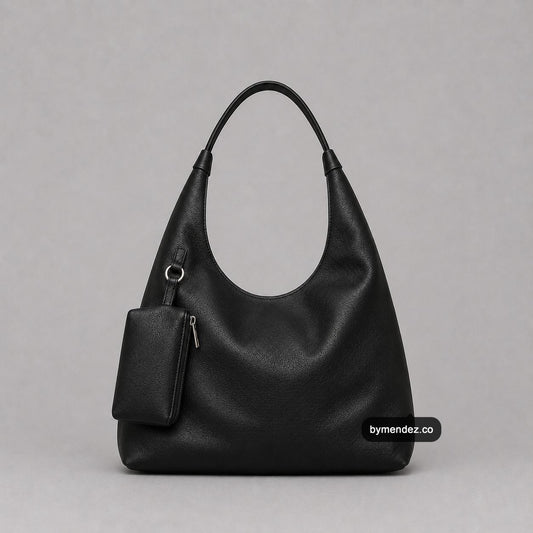 Bolso Hobo Bag Black BYMENDEZ