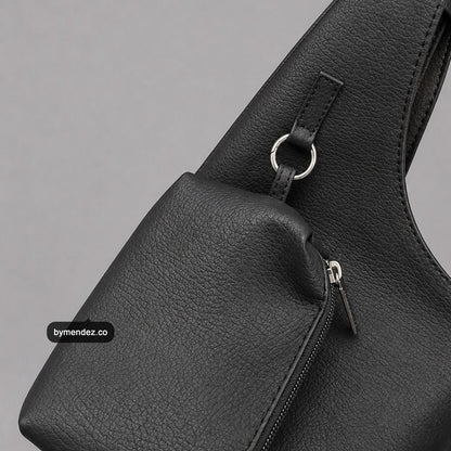 Bolso Hobo Bag Black BYMENDEZ