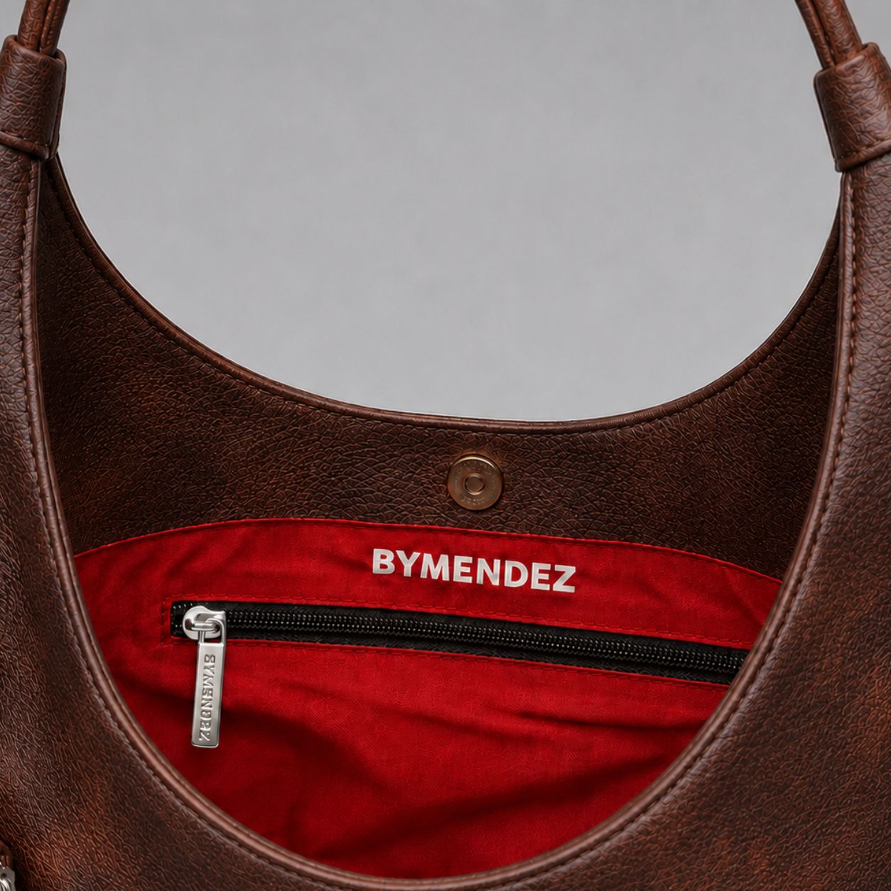 Bolso Hobo Bag Brown BYMENDEZ