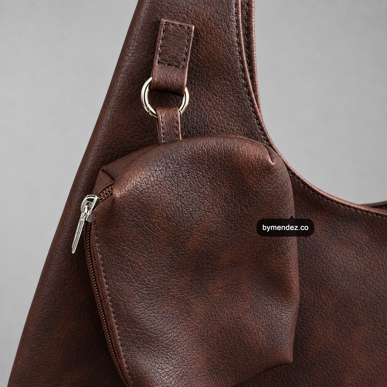 Bolso Hobo Bag Brown BYMENDEZ