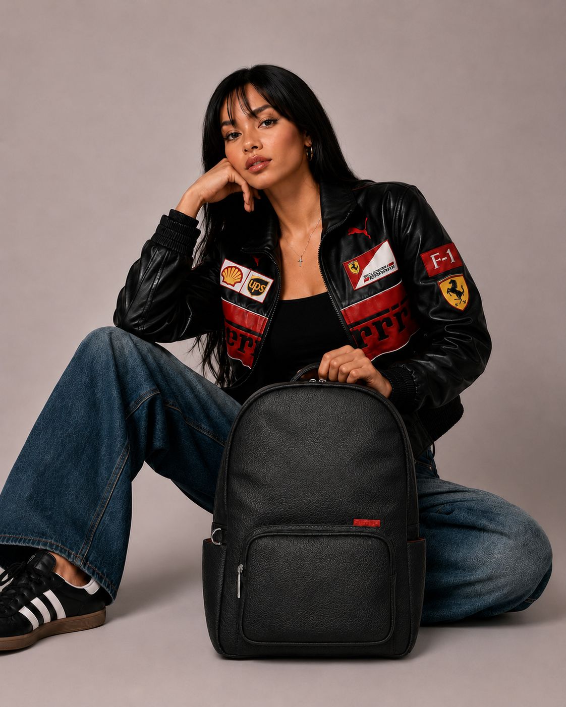 Morral Classic PRO Black Premium en cuero vegano BYMENDEZ