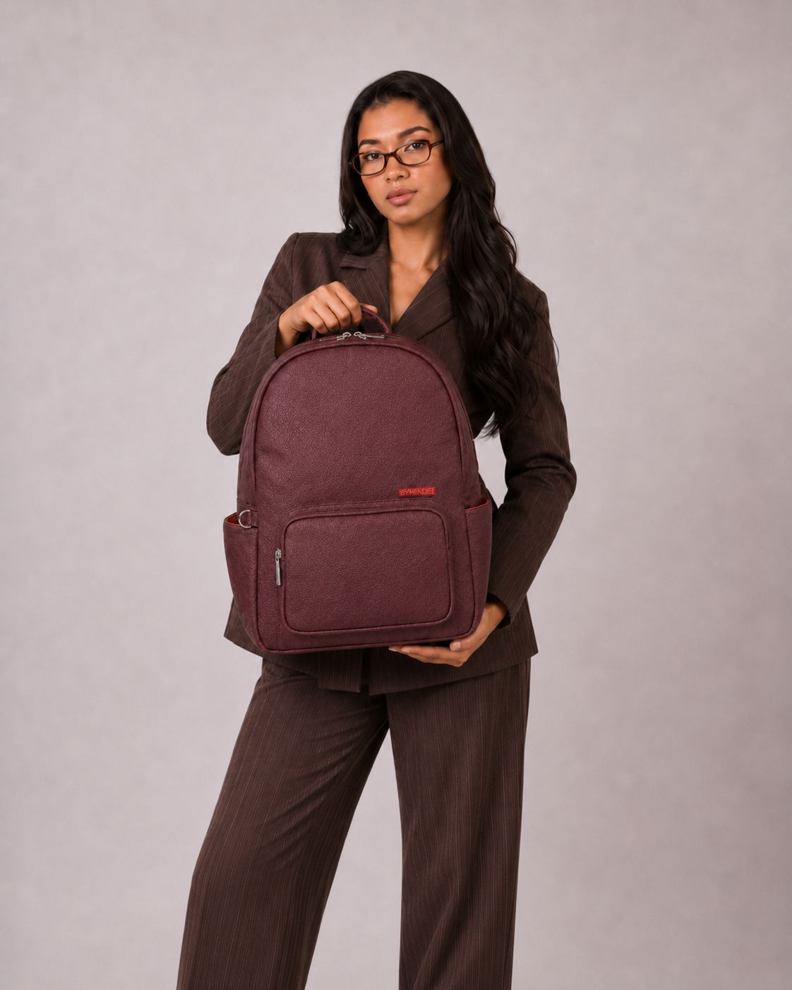 Morral Classic PRO Wine Premium en cuero vegano BYMENDEZ