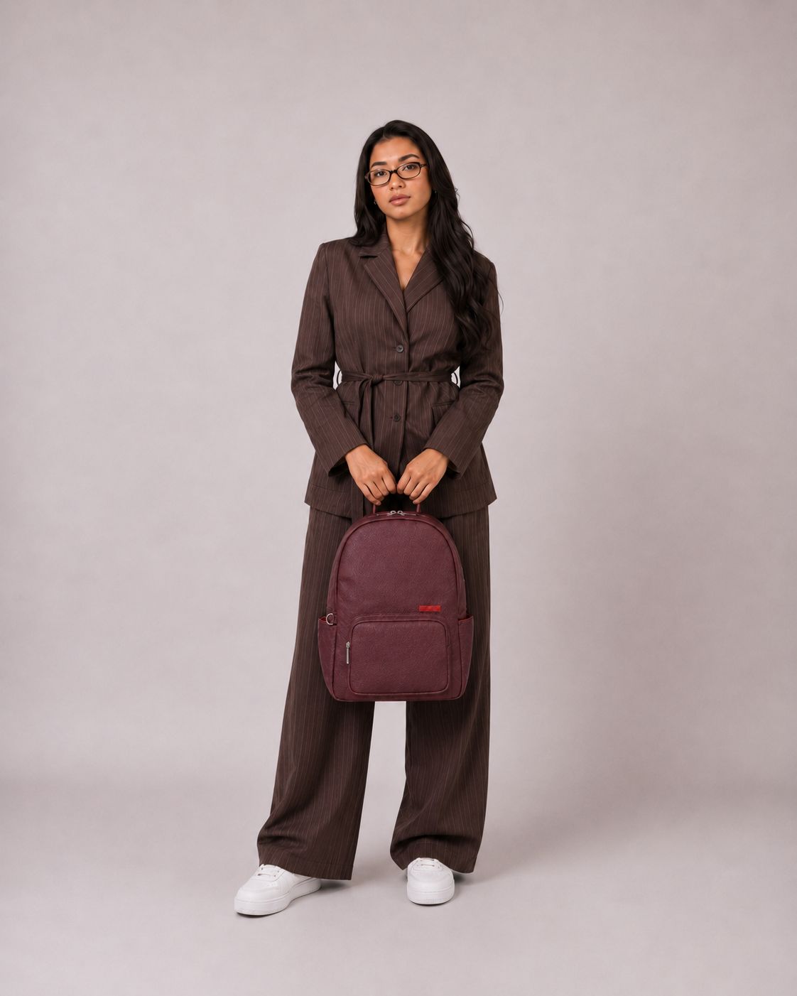 Morral Classic PRO Wine Premium en cuero vegano BYMENDEZ