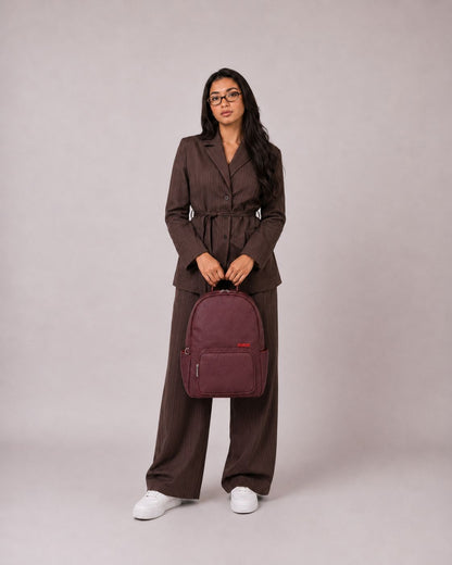 Morral Classic PRO Wine Premium en cuero vegano BYMENDEZ