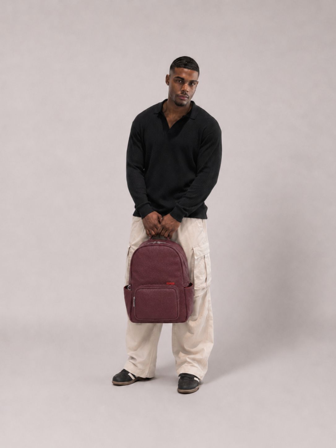 Morral Classic PRO Wine Premium en cuero vegano BYMENDEZ
