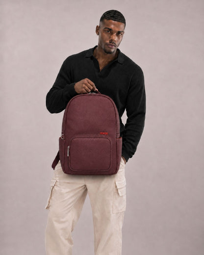 Morral Classic PRO Wine Premium en cuero vegano BYMENDEZ