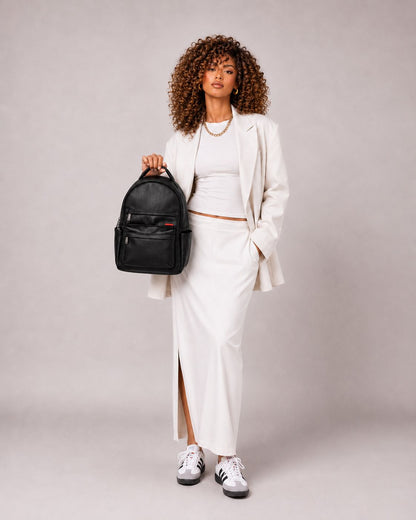 Bolso Niva Black Premium en cuero vegano BYMENDEZ