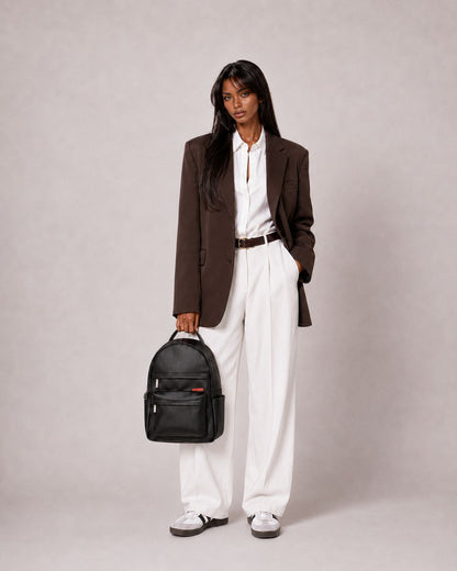 Bolso Niva Black Premium en cuero vegano BYMENDEZ
