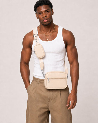 Square Bag Beige Premium | BYMENDEZ