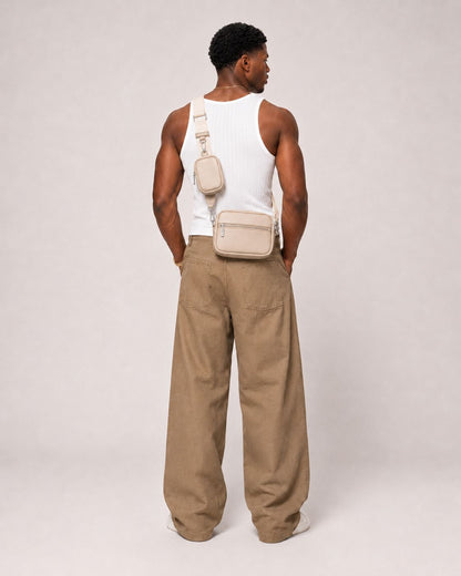 Square Bag Beige Premium | BYMENDEZ