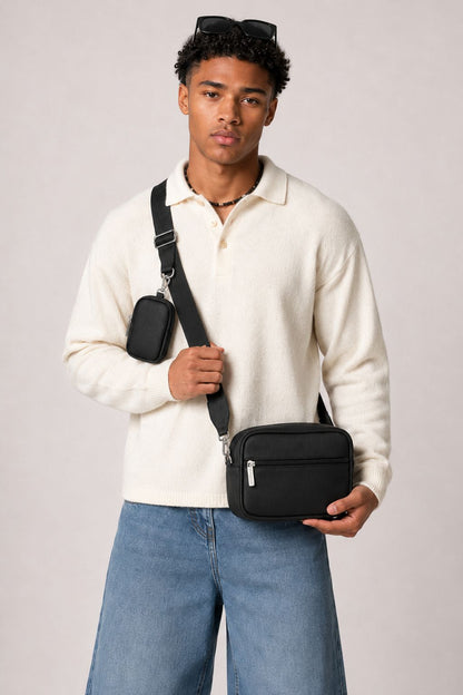 Square Bag Black Premium | BYMENDEZ