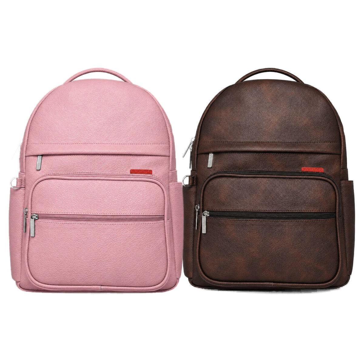 Combo Supras: SUPRA Pink y SUPRA Brown de BYMENDEZ, vista frontal