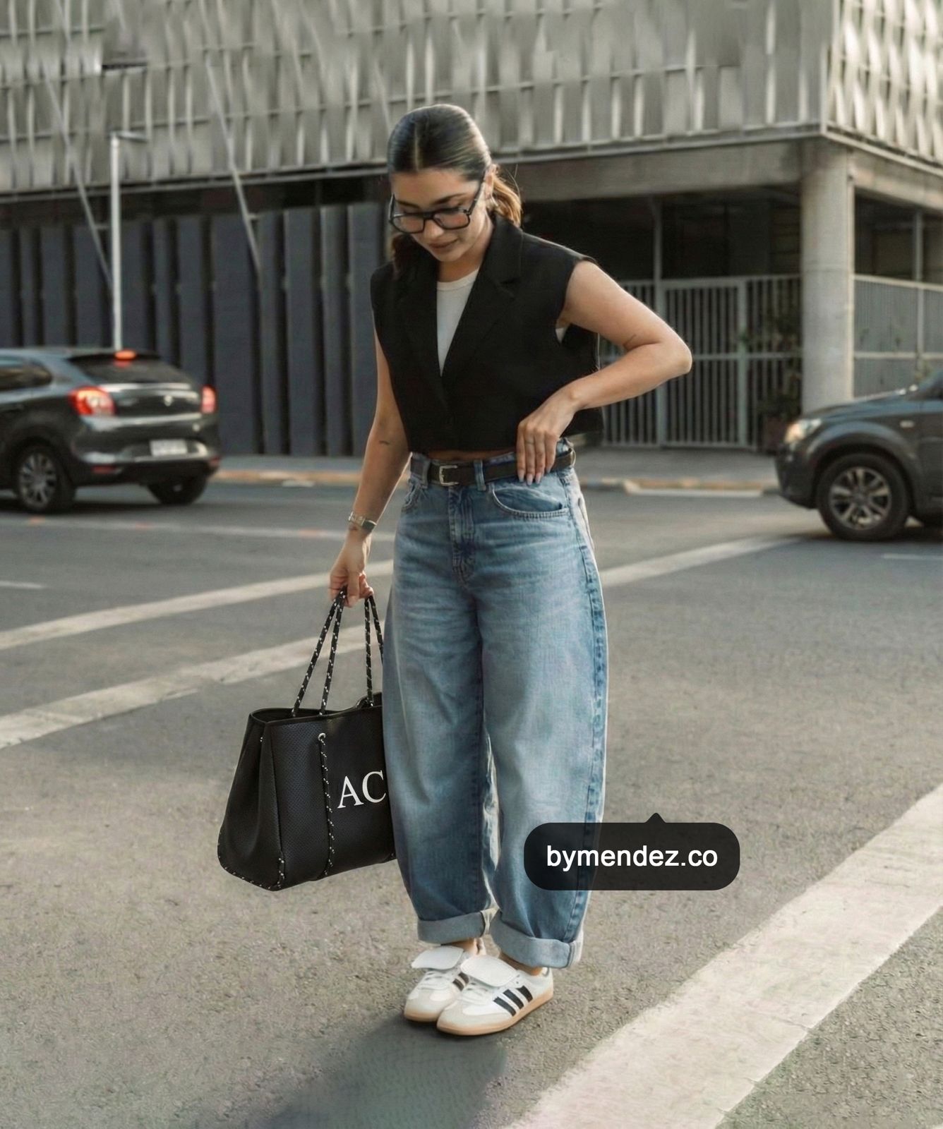 Bolso Tote Bag Black | Personalizado con Iniciales