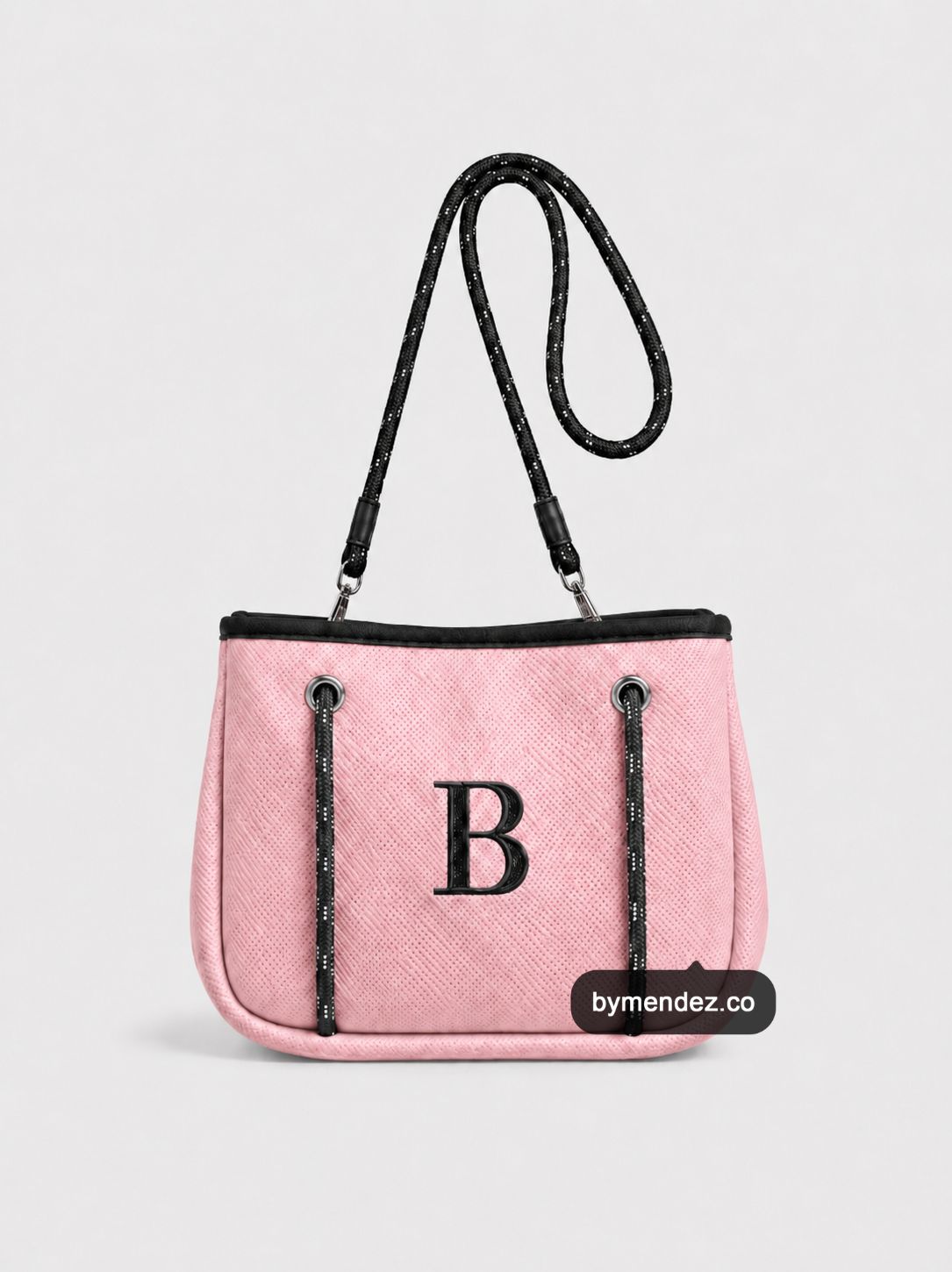 Bolso MINI Tote Bag Pink | Personalizado con tu Inicial