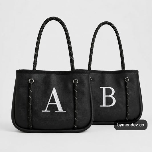 Combo bolsos MINIS Tote Bag | Personalizado con Iniciales