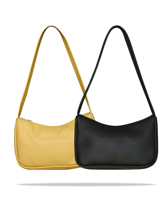Combo Bolso Nice Bag Black and Yellow