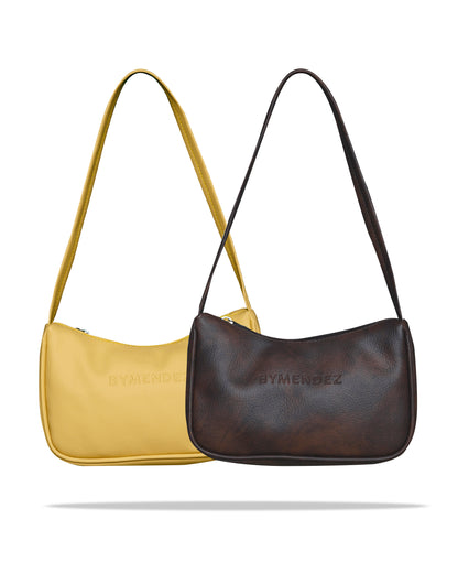 Combo Bolso Nice Bag Yellow and Brown