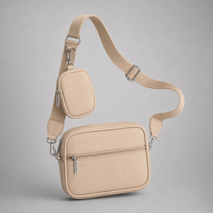 Square Bag Beige Premium | BYMENDEZ