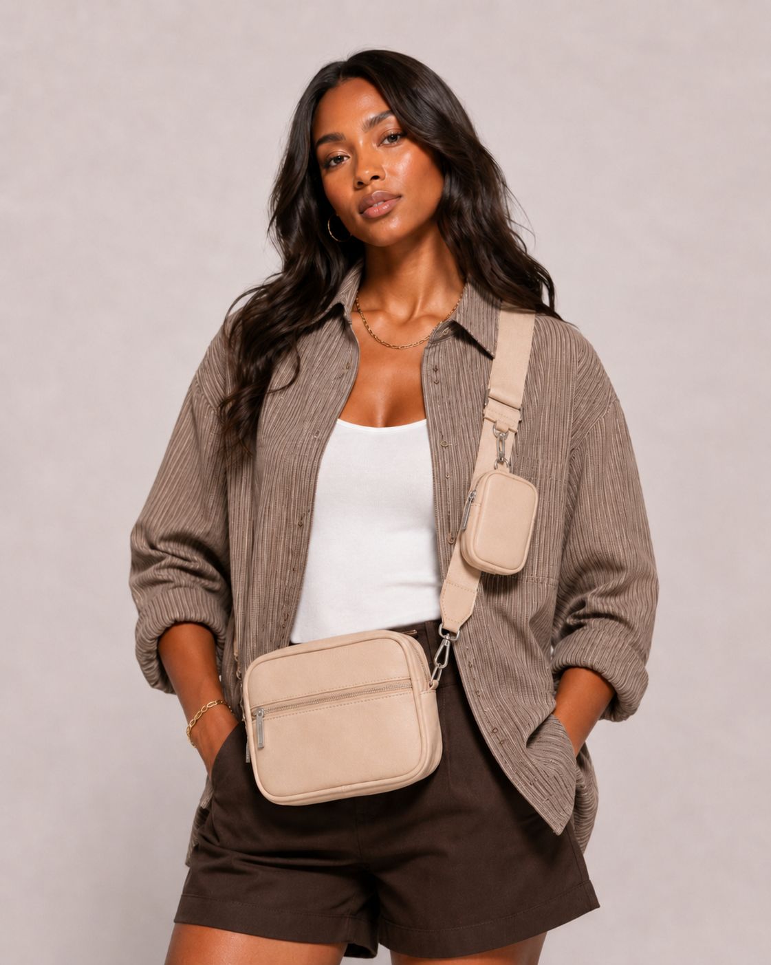 Square Bag Beige Premium | BYMENDEZ