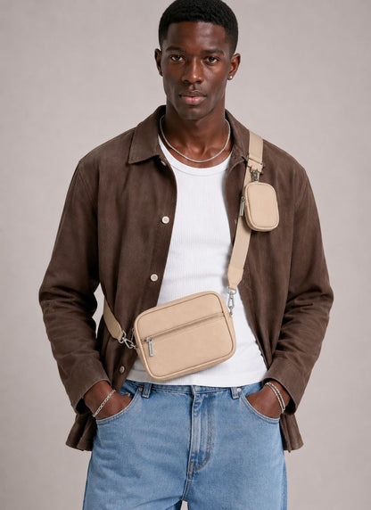 Square Bag Beige Premium | BYMENDEZ