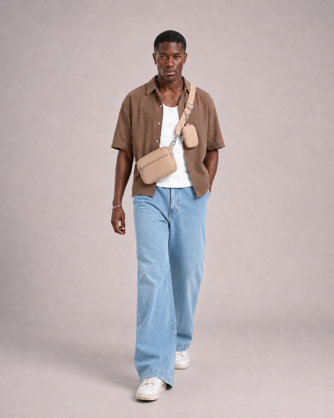 Square Bag Beige Premium | BYMENDEZ
